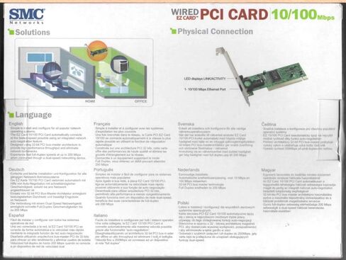 SMC Networks SMC1244TX-1 10/100Mbps PCI محول إيثرنت سريع in Kuwait