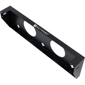 Networx 1U Vertical 19 Inch Wall Mount Server Bracket for Network and Data Panel Equipment