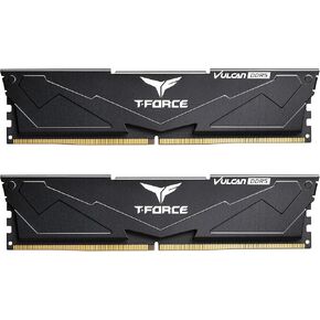 TEAMGROUP T-FORCE VULCAN DDR5 64GB (2x32GB) 6000MHz (PC5-48000) CL38 Intel XMP 3.0 & AMD Expo Compatible Desktop Memory Module Ram Black FLBD564G6000HC38ADC01