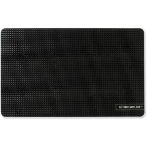 مقابض الكمبيوتر اللوحي Phat Cat من CatTongue Grips - دعامة شريط قبضة غير كاشطة للأجهزة اللوحية وأجهزة الكمبيوتر المحمولة، قبضة عالمية غير قابلة للانزلاق بدون حجم إضافي (شفاف) in Kuwait