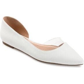 Journee Collection Womens Mikki Ballet Pointed Toe Slip On Flats