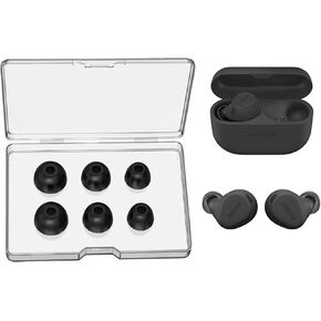 Memory Foam Ear Tips Compatible with Jabra Elite 8 Active/Elite 7/7 Pro / 75t / 65t/Elite 3/ Elite 4, Anti-Slip Replacement Ear Tip, No Silicone Eartips Pain & Nonallergic, 3 Pairs (S/M/L)