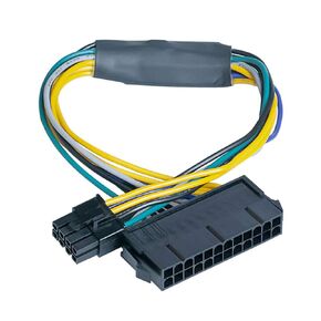 الطاقة الرئيسية 24 دبوس إلى 8 دبوس ATX موائم مصدر تيار كابل لديل Optiplex 3020 7020 9020 الدقة T1700