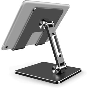 Tablet Stand Foldable and Adjustable. Universal Stand for Tablets up to 15.6". Tablet Holder with Stable and Portable Design, Compatible with iPad, iPhone, Nintendo Switch, Samsung Galaxy Tabs.