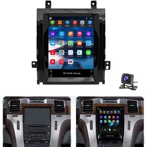 9.7 Inch Android 13 Car Stereo Radio for Cadillac Escalade/Sailway SLS 2007-2014 Touch Screen Car Stereo Radio w/Wireless Carplay & Android Auto WiFi Bluetooth Navigation camera[2GB+32GB ]