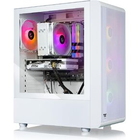 Thermaltake LCGS Quartz i4760 Gaming Desktop (Intel® Core™ i5-14400F, ToughRam 32GB DDR5 5600MT/s RGB Memory, NVIDIA® GeForce RTX™ 4060, 1TB NVMe M.2, WiFi, Windows 11) S2QT-B760-460-LCS