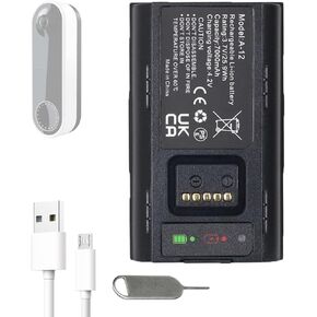 Replacement for Arlo Doorbell Camera Battery - for Arlo Wireless Doorbell Battery - Wire-Free Video Doorbell Rechargeable Battery AVD2001 VMA2400 AVD2001B A-12