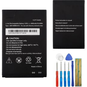 Replacement Battery BAT-04900-01S Compatible with Sonim XP8 XP8800 with tools