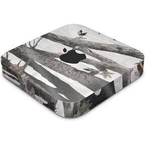 Glossy Glitter Skin Compatible with Apple Mac Mini M2 (2023) - Artic Camo - Premium 3M Vinyl Protective Wrap Decal Cover - Easy to Apply | Crafted in The USA by MightySkins