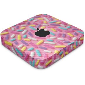Carbon Fiber Skin Compatible with Apple Mac Mini M2 (2023) - Sprinkles - Premium 3M Vinyl Protective Wrap Decal Cover - Easy to Apply | Crafted in The USA by MightySkins
