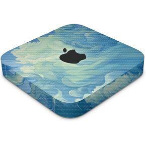 Carbon Fiber Skin Compatible with Apple Mac Mini M2 (2023) - Visionary - Premium 3M Vinyl Protective Wrap Decal Cover - Easy to Apply | Crafted in The USA by MightySkins