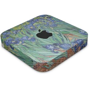 Carbon Fiber Skin Compatible with Apple Mac Mini M2 (2023) - Irises - Premium 3M Vinyl Protective Wrap Decal Cover - Easy to Apply | Crafted in The USA by MightySkins