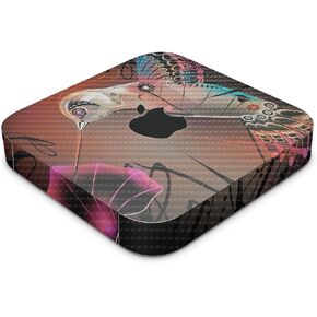 Carbon Fiber Skin Compatible with Apple Mac Mini M2 (2023) - Cyborg Nature - Premium 3M Vinyl Protective Wrap Decal Cover - Easy to Apply | Crafted in The USA by MightySkins