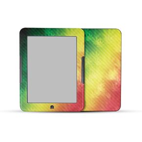Carbon Fiber E-Reader Skin Compatible with Barnes & Noble Nook GlowLight 4e (2022) - Japanese Style - Premium 3M Vinyl Protective Wrap Decal Cover - Easy to Apply | Crafted in The USA by MightySkins