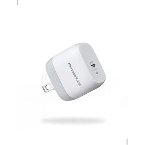 USB C Wall Charger, PowerLot PD 20W Fast Charging Block GaN Foldable USB C Power Adapter Compact for iPhone 15/15 Pro/ 15 Pro Max/ 15 Plus/ 14/13/ 12/11, iPad Pro, AirPods Pro, iWatch 8/7/SE