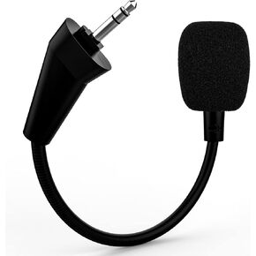HS60 Mic Replacement for Corsair HS70 Pro HS70 HS60 HS50 Gaming Headset Detachable Microphone, Metal Hose Mic Equipped with A Foam Cover