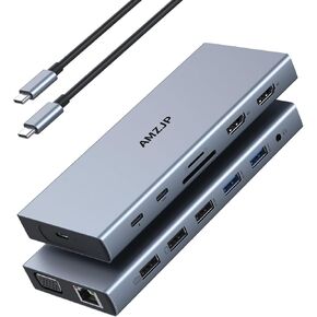 منفذ عرض USB C Hub، محول USB C إلى DisplayPort 8K@60 هرتز، USB C Dongle متعدد المنافذ 7 في 1 مع منفذ شحن PD، 3 USB-A وSD/Micro SD لأجهزة MacBook/DELL XPS/HP/Steam Deck/Type C لأجهزة الكمبيوتر المحمولة المخصصة للألعاب