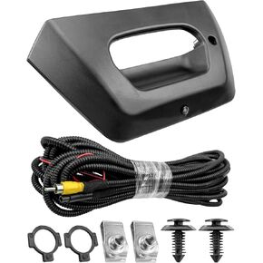 Tailgate Handle Bezel Trim Backup Camera Compatible with Chevrolet Avalanche 1500 2500 2002 2003 2004 2005 2006 Pickup Truck Replaces 93440179 15094722 GM1916104 GM1916105