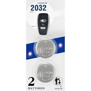 Remote Key Fob Battery Replacement for Subaru Ascent Crosstrek Forester Impreza Legacy Outback CVT STI WRX (fits 2017-2021) Smart Remote (CR2032 pack of 2)
