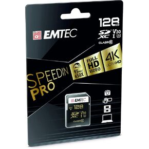 Emtec SPEEDIN Class 10 UHS-1 U3 V30 SD Memory Card (64GB)