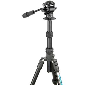 3 Legged Thing Punks Corey Video Magnesium Alloy Compact Tripod Kit - Lava Black/Orange (COREYVIDEOLAVA2.0)