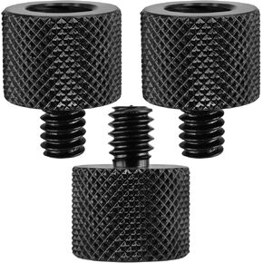 Camera Screw Converter 1/4" to 3/8" Tripod Screw Adapter, BENACES 3-Piece 1/4" Male to 3/8" Female Threaded Nut Connector, 1/4Inch Male Screw to 3/8Inch Female Threaded Adapter (1/4" to 3/8")