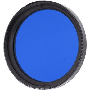37mm Round Full Color Lens Filter Set,Red Orange Yellow Green Blue Full Color SLR Camera Lens Filter Kit for SLR Camera Lens(Blue)
