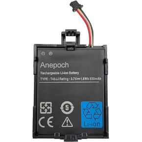 T40JJ 70K80 H132V Battery Replacement for Dell PERC RAID H710 H710P H730 H810 H830 078K80 RAID Controller 3.7V 1.8WH 500mAh