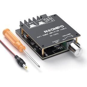 ZK-1002L 100W x 2 Bluetooth 5.0 Stereo Audio Receiver Amplifier Board 2 Channel Mini Power Digital Module Amp for Home Passive Speakers (ZK-PT1-B)