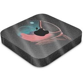 Glossy Glitter Skin Compatible with Apple Mac Mini M2 Pro (2023) - Space Adventure - Premium 3M Vinyl Protective Decal Cover - Easy to Apply | Crafted in The USA by MightySkins