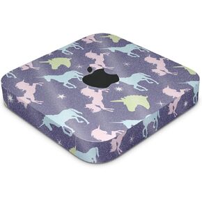 Glossy Glitter Skin Compatible with Apple Mac Mini M2 Pro (2023) - Unicorn Dream - Premium 3M Vinyl Protective Decal Cover - Easy to Apply | Crafted in The USA by MightySkins