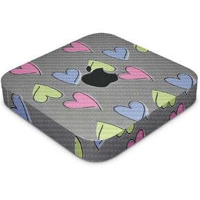 Carbon Fiber Skin Compatible with Apple Mac Mini M2 (2023) - Girly - Premium 3M Vinyl Protective Wrap Decal Cover - Easy to Apply | Crafted in The USA by MightySkins