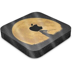 Glossy Glitter Skin Compatible with Apple Mac Mini M2 (2023) - Samurai - Premium 3M Vinyl Protective Wrap Decal Cover - Easy to Apply | Crafted in The USA by MightySkins