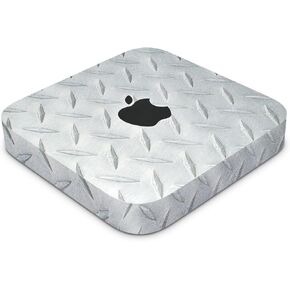 Glossy Glitter Skin Compatible with Apple Mac Mini M2 (2023) - Diamond Plate - Premium 3M Vinyl Protective Decal Cover - Easy to Apply | Crafted in The USA by MightySkins
