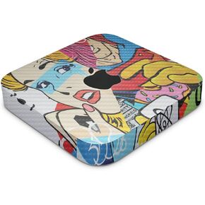 Carbon Fiber Skin Compatible with Apple Mac Mini M2 Pro (2023) - Cartoon Mania - Premium 3M Vinyl Protective Wrap Decal Cover - Easy to Apply | Crafted in The USA by MightySkins