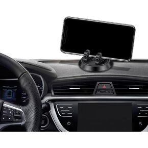 Black Swan Shape Phone Holder, 360 Rotatable, Dashboard Mount, Universal for All Smartphones