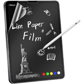 Paper Screen Protector For iPad Pro 13 Inch M4 (2024), 2Pcs Matte Surface PET Film for Drawing & Writing Like on Paper