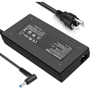 135W 6.9A Laptop Charger for HP 135W AC Adapter/HP Spectre x360 15-EB0053DX/HP Pavilion Gaming 15-EC0013DX 15-EC0751MS/HP ZBook Studio G7 TPN-CA13 L15534-001 TPN-DA11 L15879-002 L15879-003 Power Cord