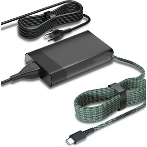 Slim HP 65W USB C Laptop Charger for HP Elitebook 840 845 830 865 640 650 G10 g9 X360 1040 G8 G10,Elite X360 830 1040 G10,HP Spectre/Envy X360 2in1/HP ProBook G9 G10 Type C Power Cord Supply