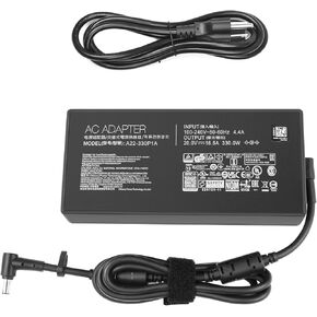 330W Laptop Charger for Asus ROG Strix G16 G18 Power Cord Asus ROG Strix SCAR 16 17 18 Power Adapter Asus ROG Zephyrus Duo 16 Laptop Charger A21-330P1A A22-330P1A