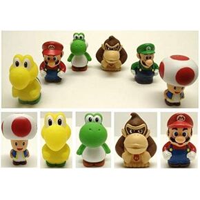 Mario Brothers Deluxe Bath Play Set Featuring Mario and Friends (Unique Design)