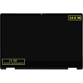 14.0" Replacement L51119-001 for HP Pavilion x360 14-DH Series 14-dh2051wm 14m-dh1001dx 14m-dh0001dx 14m-dh0003dx LCD Display Touch Screen Digitizer Assembly Bezel with Control Board (1920x1080)