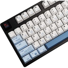 MOLGRIA Keycaps Hello World 134 Set for Mechanical Keyboard, Custom PBT Cherry Profile Key Caps with Keycap Puller for Gateron Kailh Cherry MX Switch 108/104/87/84/74/68/64/61 Keyboard