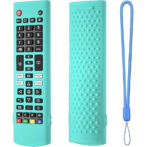 Silicone Case Cover for LG TV Remote AKB75095307 AKB75375604 AKB74915305 Silicone Protective Sleeve for LG Smart TV (black)