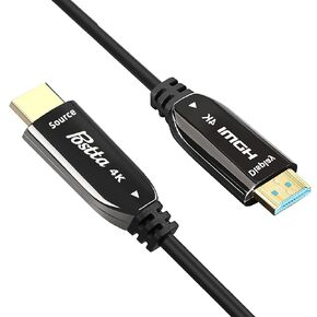 Postta 200 Feet Fiber Optic HDMI Cable Supports 4K/60Hz,18Gbps,4:4:4/4:2:2/4:2:0,HDCP 2.2