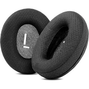 TaiZiChangQin Ear Pads Ear Cushions Earpads Replacement Compatible with Mpow H19 IPO Bluetooth 5.0 Active Noise Cancelling Headphone (Upgrade Fabric Black)