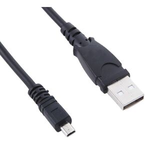 USB Data + Battery Power Charger Cable Cord Lead for Nikon Coolpix S4000 Camera