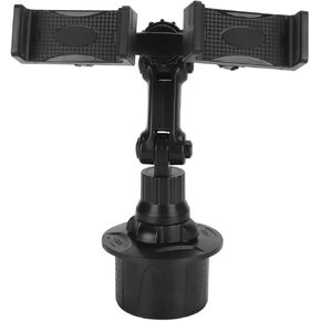 Jectse Cup Holder Phone Mount, Dual Phone Holder for Car Cup Holder, 360° Rotatable Adjustable Car Phone Mount Cup Phone Holder for Cars Trucks SUVs