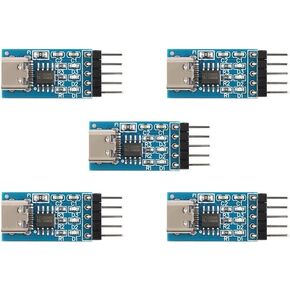 5PCS Type C USB to TTL Serial Port CH340N Module 5V Upgrade MCU Download Brush line HW-234