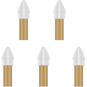 Replacement Stylus Pencil Tips for iPad Pen, Screw in/Out Type Pencil Nibs, 5 Pack, Black